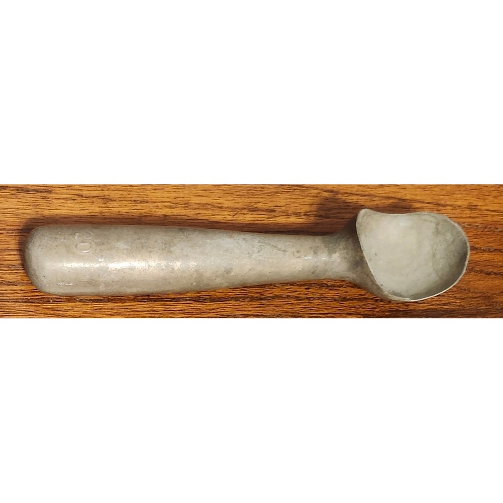 Vintage Nuroll Ice Cream Scoop Cast Aluminum Toledo Ohio Size 20 Pat 1937